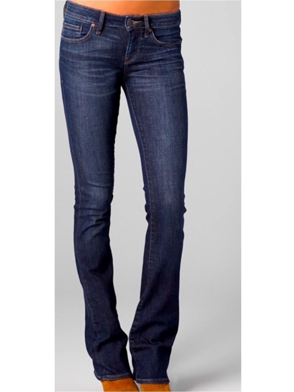 Marc By Marc Jacobs Dark Wash Prop Low Rise Slim Boot Jeans Size 25 Designer